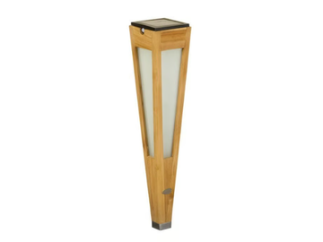 TECKA68/88 - Solar Powered teak bollard light by Les Jardins® - view 2